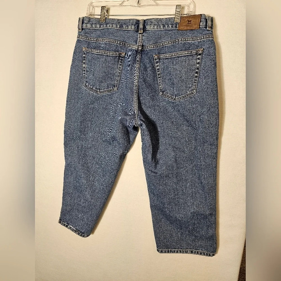 Lauren Jeans Co. Ralph Lauren Cropped Plus Size Relaxed Jeans Women's Size 14 - Picture 3 of 8